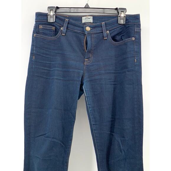 J.CREW Women's Dark Blue Denim Toothpick Skinny Five-Pocket Jeans SZ 29 - Picture 5 of 10